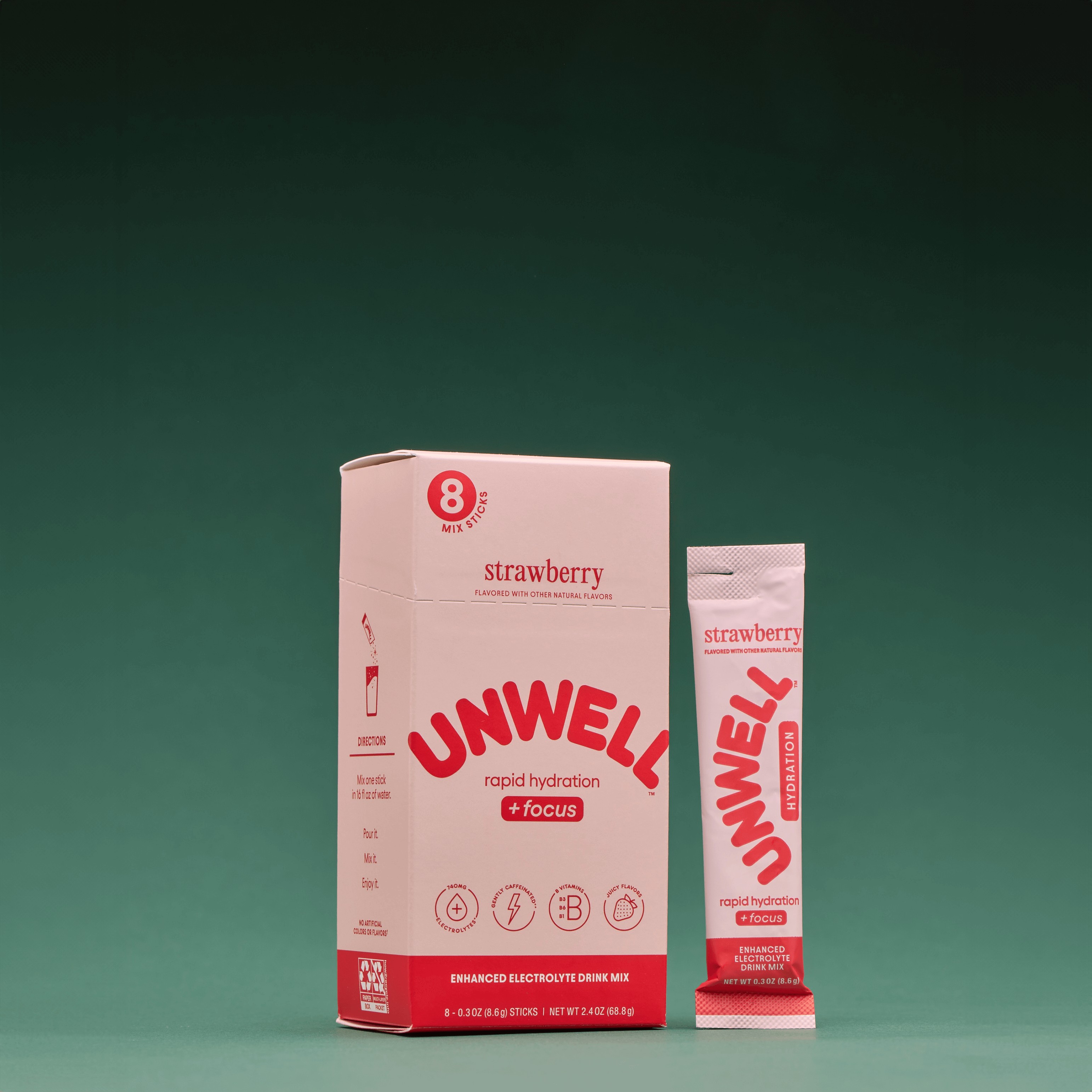 Strawberry Electrolyte Sticks