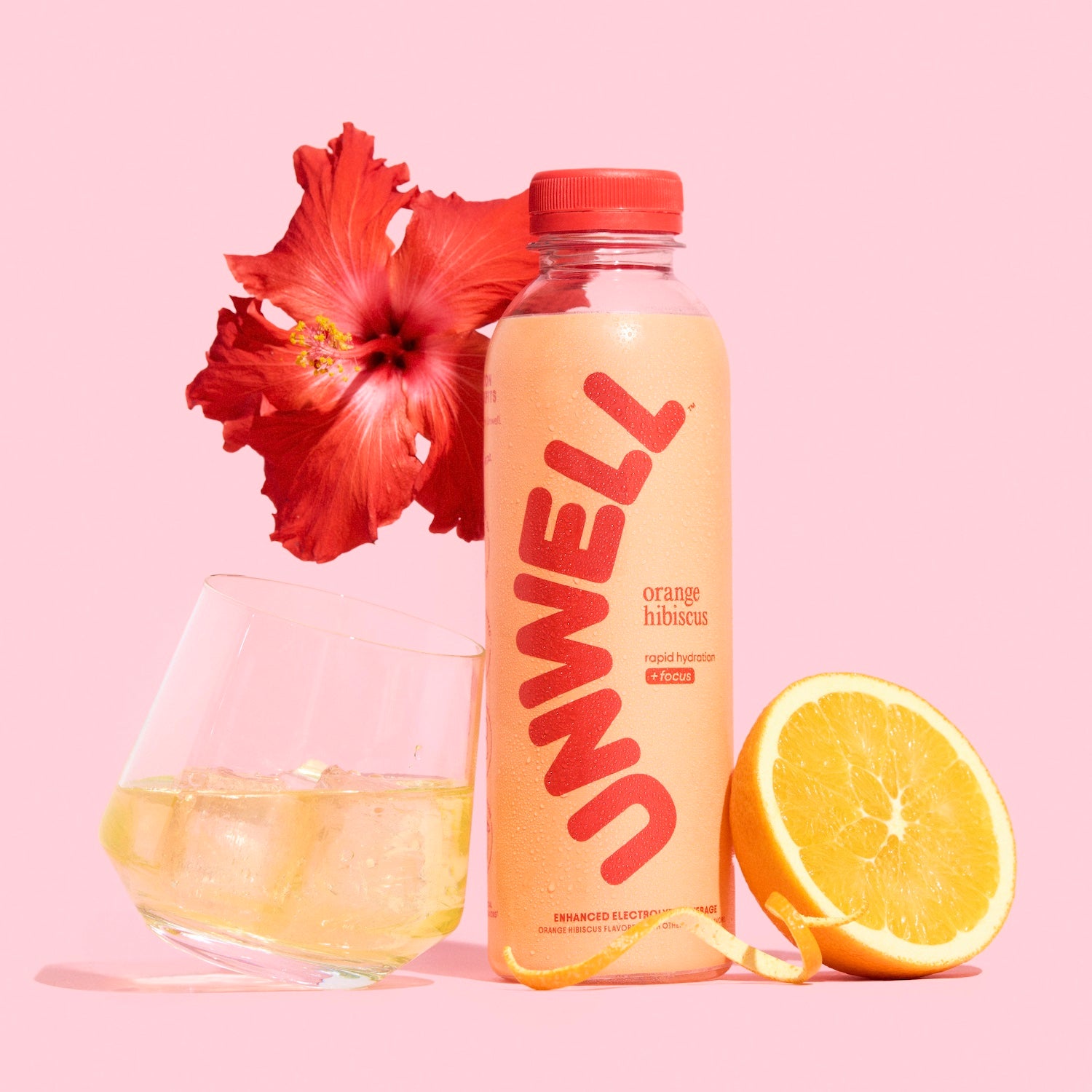 Alternative view of Orange Hibiscus Electrolyte Drink