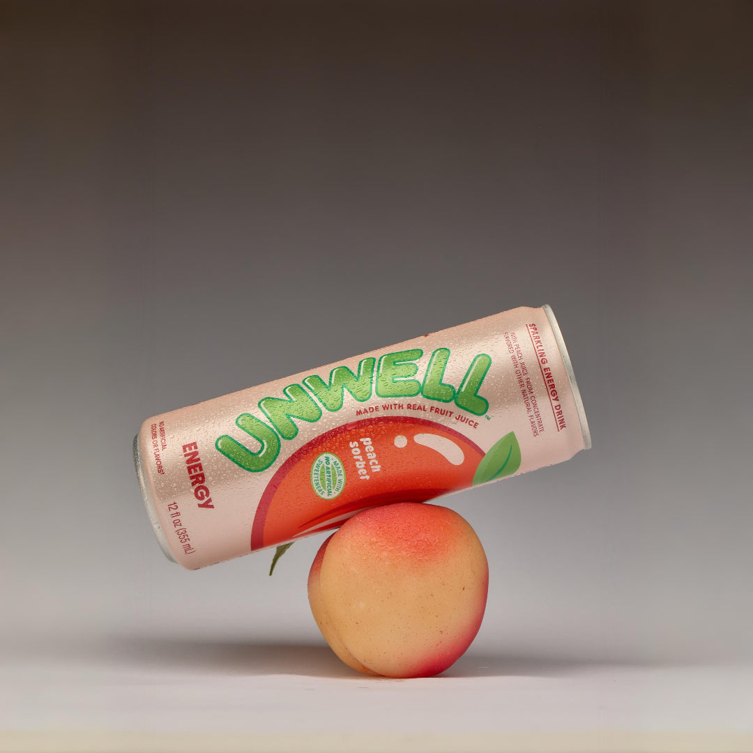Peach Sorbet Sparkling Energy Drink